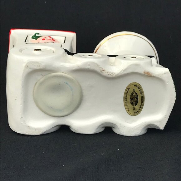 International Japan Christmas Santa and Elf Train Steam Engine Bank - Picture 10 of 13